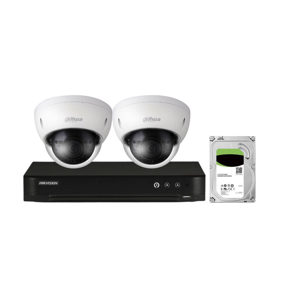 DAHUA DH ED125 L CCTV Solution POE Network IP Package – 2 CAM Package 2 Megapixel 20fps@2M(1920×1080) DayNight(ICR) Max IR LEDs Length (1)