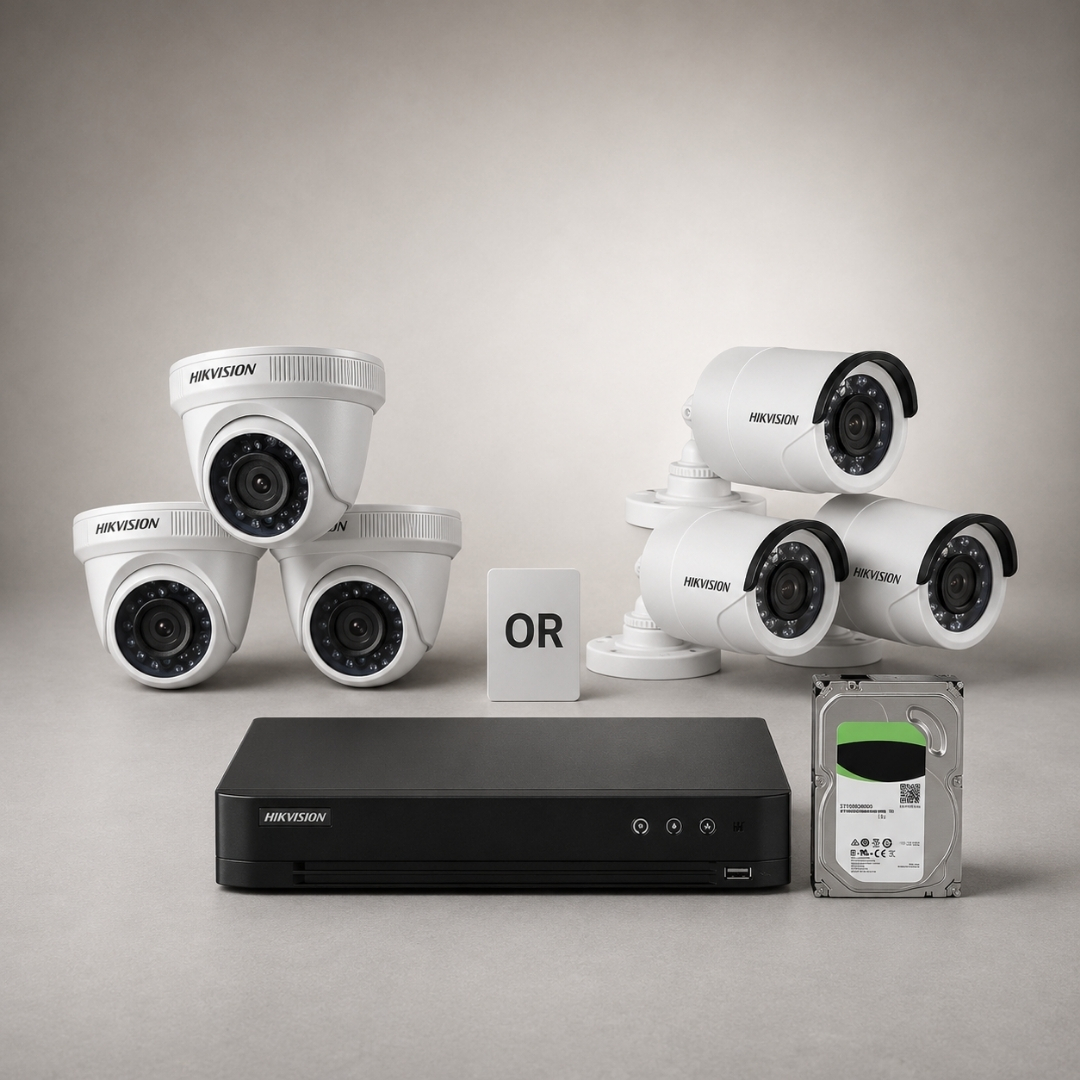HIKVISION DS-2CE56C0T-IRF HD CCTV Camera Solution – 3 CAM Package | IR Night Vision | Water and dust resistant (IP67) | Smart motion detection | Day/Night switch | remote viewing/playback from mobile | with Installation | Full HD 1080 | 24Hrs Recording 1 HIKVISION DS-2CE56C0T-IRF HD CCTV Camera Solution – 3 CAM Package | IR Night Vision | Water and dust resistant (IP67) | Smart motion detection | Day/Night switch | remote viewing/playback from mobile | with Installation | Full HD 1080 | 24Hrs Recording