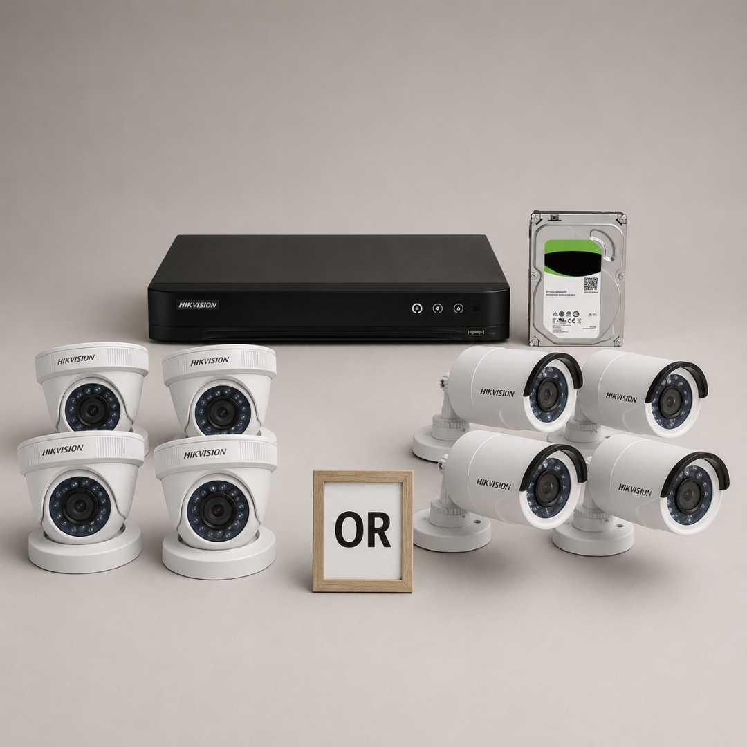 HIKVISION DS-2CE56C0T-IRF HD CCTV Camera Solution – 4 CAM Package | IR Night Vision | Water and dust resistant (IP67) | Smart motion detection | Day/Night switch | remote viewing/playback from mobile | with Installation | Full HD 1080 | 24Hrs Recording 1 HIKVISION DS-2CE56C0T-IRF HD CCTV Camera Solution – 4 CAM Package | IR Night Vision | Water and dust resistant (IP67) | Smart motion detection | Day/Night switch | remote viewing/playback from mobile | with Installation | Full HD 1080 | 24Hrs Recording