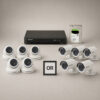 HIKVISION DS-2CE56C0T-IRF HD CCTV Camera Solution – 5 CAM Package | IR Night Vision | Water and dust resistant (IP67) | Smart motion detection | Day/Night switch | remote viewing/playback from mobile | with Installation | Full HD 1080 | 24Hrs Recording