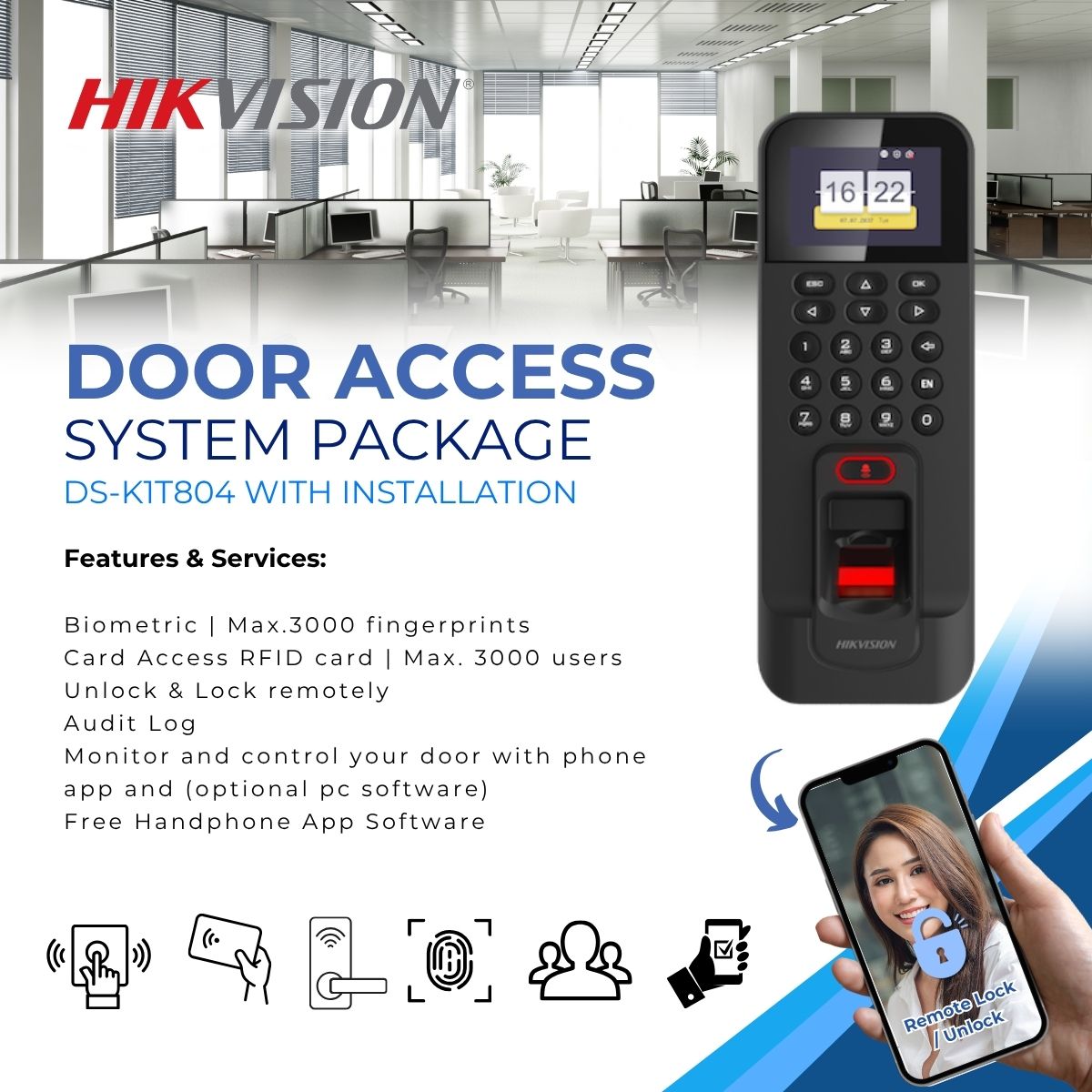 Hikvision DS-K1T804BMF