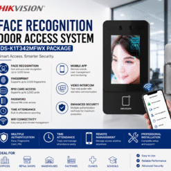 Hikvision DS K1T342MFWX Single Door Face Recognition Fingerprint Password Card Time Attendance with Wifi Door Access System Package (1)