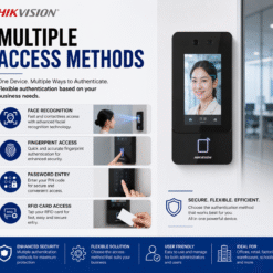 Hikvision DS K1T342MFWX Single Door Face Recognition Fingerprint Password Card Time Attendance with Wifi Door Access System Package (4)
