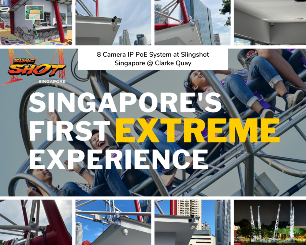 Checkout our CCTV installation work to our client, Multi Hikvision IP POE Digital CCTV Camera System Iroyal Client Installation - Slingshot Singapore Clarke Quay