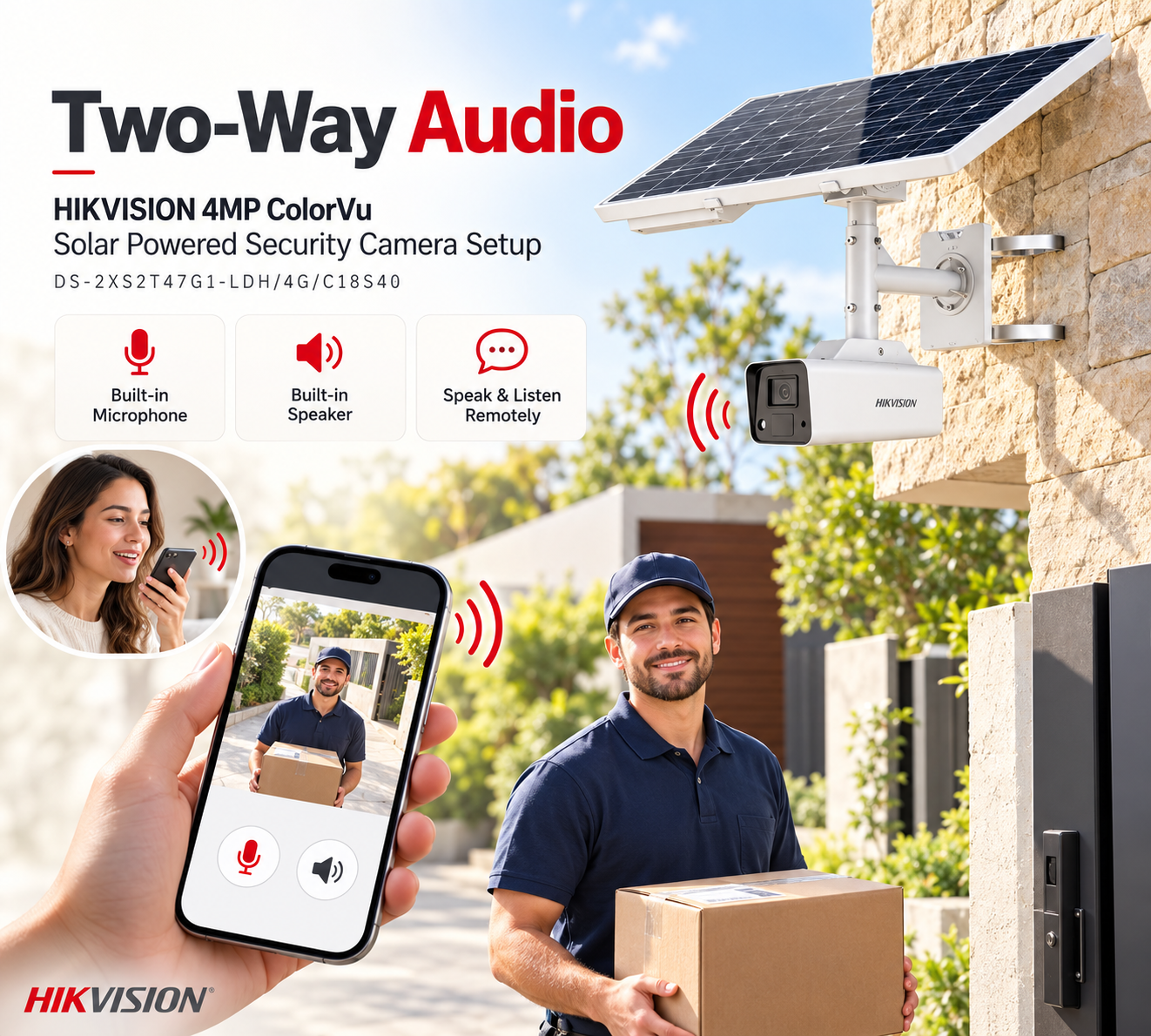 HIKVISION 4MP ColorVu Solar Powered Security Camera Setup | DS-2XS2T47G1-LDH/4G/C18S40 | with free setup 11 HIKVISION 4MP ColorVu Solar Powered Security Camera Setup | DS-2XS2T47G1-LDH/4G/C18S40 | with free setup - Image 11