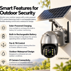 Solar Panel PTZ Built-in Battery IP Cam 1 CAM Package Smart Outdoor Waterproof CCTV Camera 12 Solar Panel PTZ Built-in Battery IP Cam 1 CAM Package Smart Outdoor Waterproof CCTV Camera - Image 3