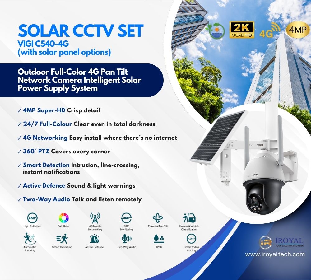 TPLINK SOLAR CCTV SET VIGI C5404G