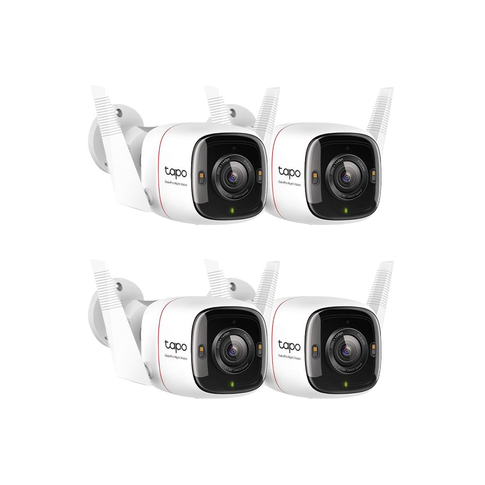 TPlink C325WB 2K QHD Outdoor Security WiFi Camera – 4 CAM Package (2)