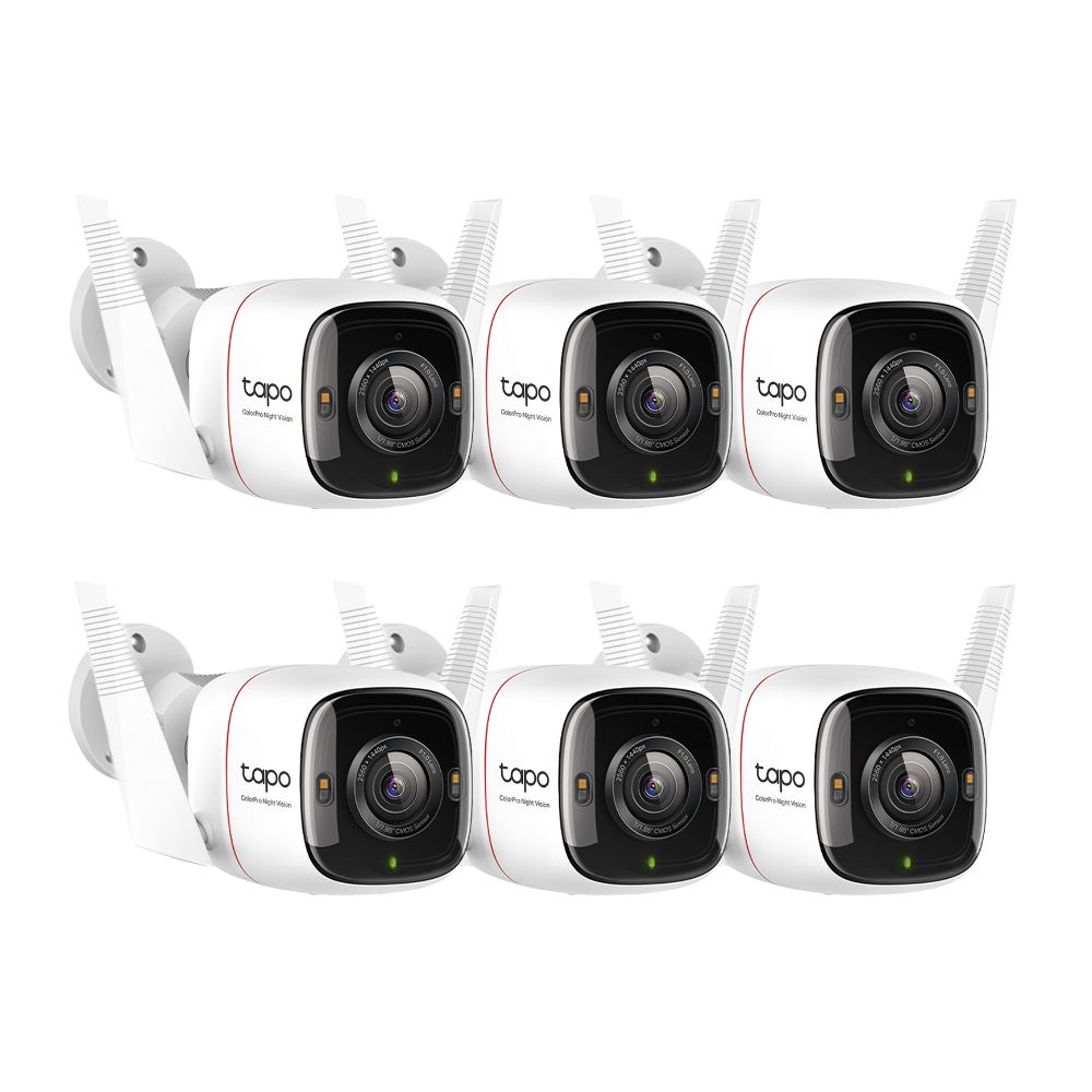 TPlink C325WB 2K QHD Outdoor Security WiFi Camera – 6 CAM Package (2)