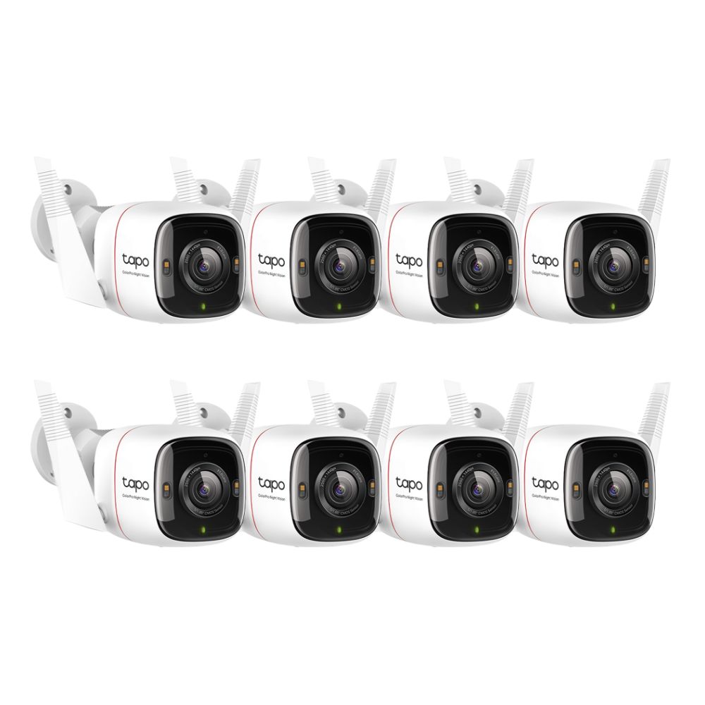 TPlink C325WB 2K QHD Outdoor Security WiFi Camera – 8 CAM Package (2)
