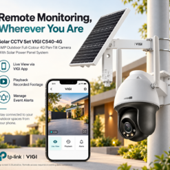 Solar CCTV Set VIGI C540-4G 4MP PTZ Outdoor Full-Colour 4G Pan-Tilt Network Camera with Solar Power Panel System 24 Solar CCTV Set VIGI C540-4G 4MP PTZ Outdoor Full-Colour 4G Pan-Tilt Network Camera with Solar Power Panel System - Image 12