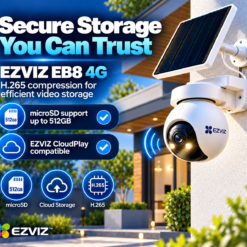 EZVIZ EB8 4G SIM Card 2K Pan & Tilt Wire-Free Battery IP CCTV Camera with Solar Panel 27 EZVIZ EB8 4G SIM Card 2K Pan & Tilt Wire-Free Battery IP CCTV Camera with Solar Panel - Image 14