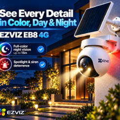 EZVIZ EB8 4G SIM Card 2K Pan & Tilt Wire-Free Battery IP CCTV Camera with Solar Panel 25 EZVIZ EB8 4G SIM Card 2K Pan & Tilt Wire-Free Battery IP CCTV Camera with Solar Panel - Image 12