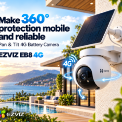 EZVIZ EB8 4G SIM Card 2K Pan & Tilt Wire-Free Battery IP CCTV Camera with Solar Panel 17 EZVIZ EB8 4G SIM Card 2K Pan & Tilt Wire-Free Battery IP CCTV Camera with Solar Panel - Image 4