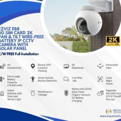 EZVIZ EB8 4G SIM Card 2K