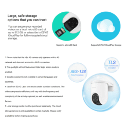 EZVIZ H8c 4G SIM Card 2K Pan & Tilt Outdoor IP CCTV Camera (11)