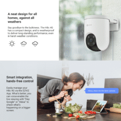 EZVIZ H8c 4G SIM Card 2K Pan & Tilt Outdoor IP CCTV Camera (9)