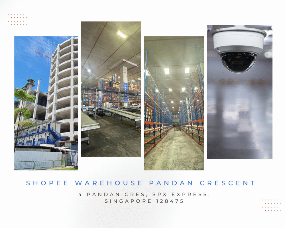 Multi Hikvision IP POE CCTV Camera System Iroyal Client Installation Shopee Warehouse Pandan Crescent (1)