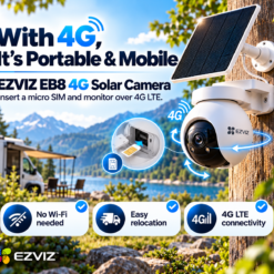 EZVIZ EB8 4G SIM Card 2K Pan & Tilt Wire-Free Battery IP CCTV Camera with Solar Panel 20 EZVIZ EB8 4G SIM Card 2K Pan & Tilt Wire-Free Battery IP CCTV Camera with Solar Panel - Image 7