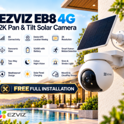 EZVIZ EB8 4G SIM Card 2K Pan & Tilt Wire-Free Battery IP CCTV Camera with Solar Panel 16 EZVIZ EB8 4G SIM Card 2K Pan & Tilt Wire-Free Battery IP CCTV Camera with Solar Panel - Image 3