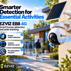 EZVIZ EB8 4G SIM Card 2K Pan & Tilt Wire-Free Battery IP CCTV Camera with Solar Panel 23 EZVIZ EB8 4G SIM Card 2K Pan & Tilt Wire-Free Battery IP CCTV Camera with Solar Panel - Image 10
