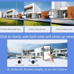 EZVIZ H9C Dual 3K Pan & Tilt WiFi Outdoor CCTV Camera with Installation (7)