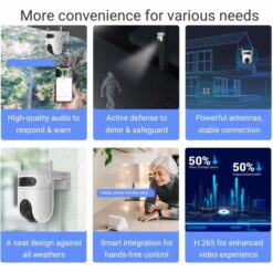EZVIZ H9C Dual 3K Pan & Tilt WiFi Outdoor CCTV Camera with Installation (9)