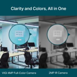 VIGI C440 W 4MP Full Color WiFi Turret CCTV Camera Package (7)