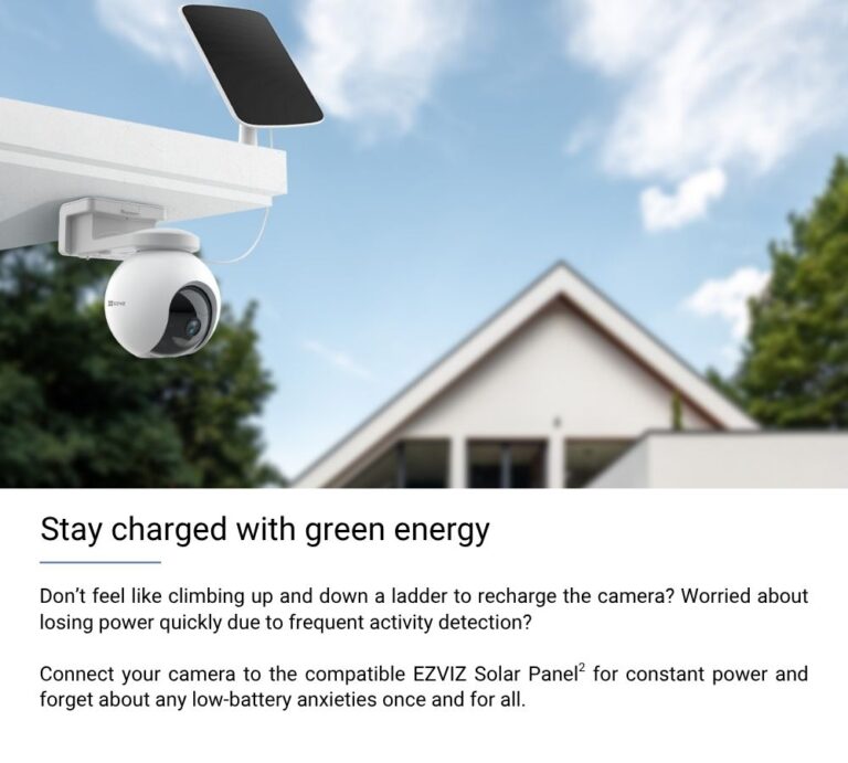 EZVIZ HB8 4G WiFi Battery Powered Solar CCTV Package 5 EZVIZ HB8 2K Pan & Tilt Battery Powered Outdoor CCTV Camera Package (2)