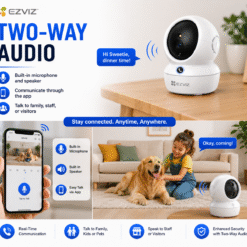 EZVIZ H6C Pro 2K Indoor Pan and Tilt WiFi CCTV Camera Tabletop Installation Package (3)