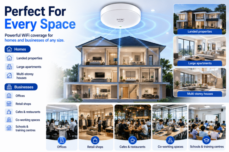 H3C Aolynk UAP622MG AX3000 WiFi 6 Ceiling Access Point Package with Installation (2)