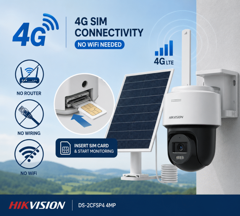 Hikvision DS 2CFSP4 4MP Solar 4G Pan and Tilt Outdoor CCTV Camera Package (5)