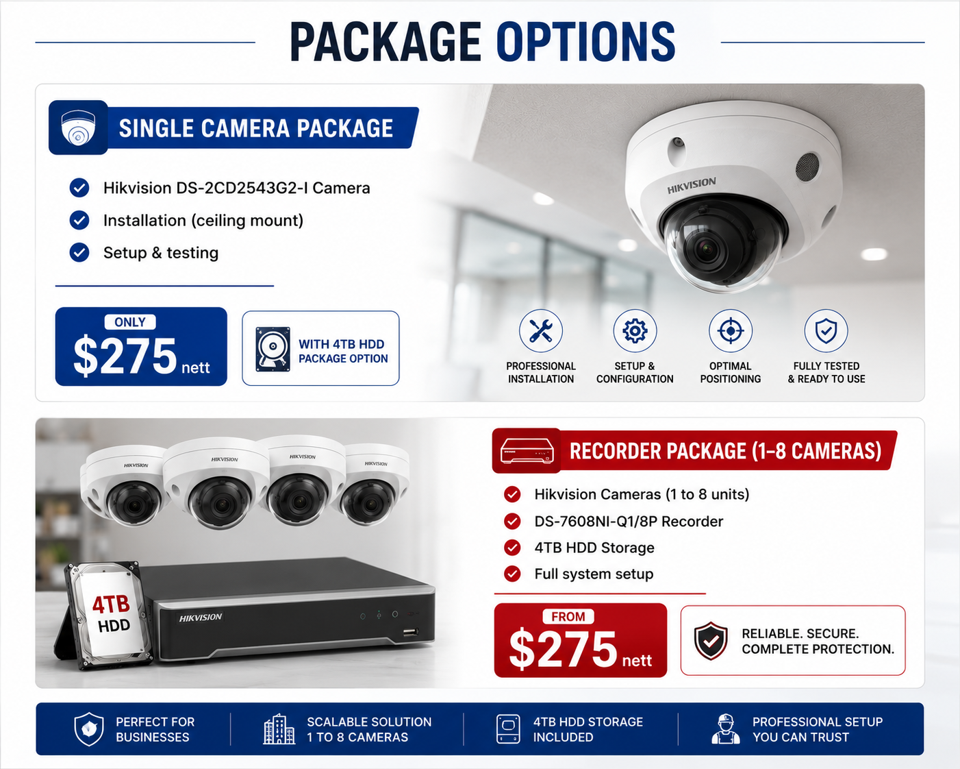 Hikvision DS 2CD2543G2 I 4MP AcuSense Mini Dome CCTV Camera Singapore Fast and Secure Installation Package (7)