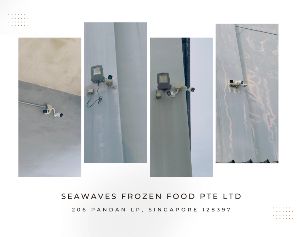 Hikvision IP POE Camera System Iroyal Client Installation Seawaves Frozen Food Pte Ltd 1