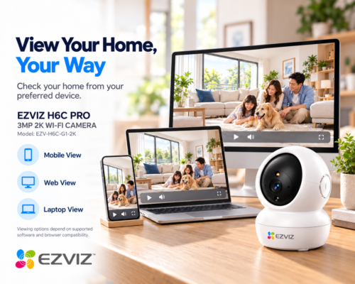 EZVIZ H6C PRO 3MP 2K WI-FI CAMERA Model: EZV-H6C-G1-2K 1 CAM TO 16 CAM Pan Tilt Smart Color Night Vision Auto Smart Tracking WiFi Camera 91 1dadff1d 601a 4882 aeb4 1f0b3add5d68