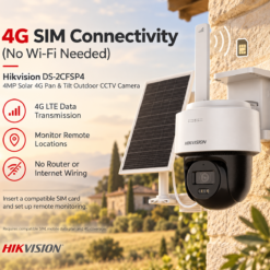 Hikvision DS-2CFSP4 4MP Solar 4G Pan and Tilt Outdoor CCTV Camera Package 12 Hikvision DS-2CFSP4 4MP Solar 4G Pan and Tilt Outdoor CCTV Camera Package - Image 4
