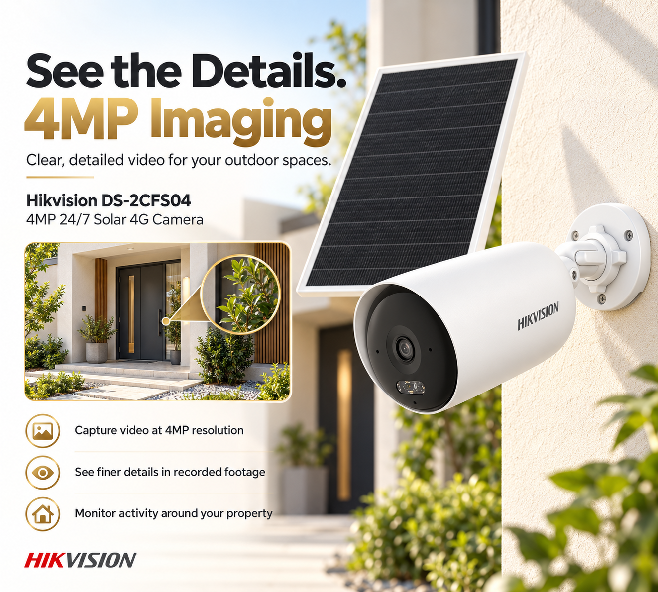Hikvision DS-2CFS04 4MP 24/7 Solar 4G Camera 3 Hikvision DS-2CFS04 4MP 24/7 Solar 4G Camera - Image 3