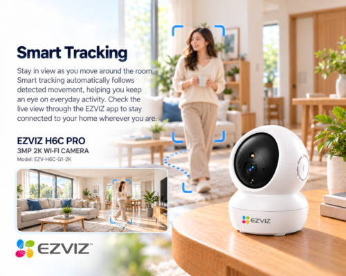EZVIZ H6C PRO 3MP 2K WI-FI CAMERA Model: EZV-H6C-G1-2K 1 CAM TO 16 CAM Pan Tilt Smart Color Night Vision Auto Smart Tracking WiFi Camera 88 48dbf764 e148 4c11 ad43 1c54706c3c1f