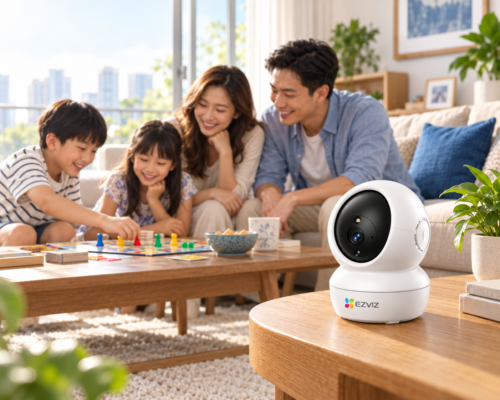 EZVIZ H6C PRO 3MP 2K WI-FI CAMERA Model: EZV-H6C-G1-2K 1 CAM TO 16 CAM Pan Tilt Smart Color Night Vision Auto Smart Tracking WiFi Camera 85 6a6647b0 454f 49d3 b84c 888048f51442
